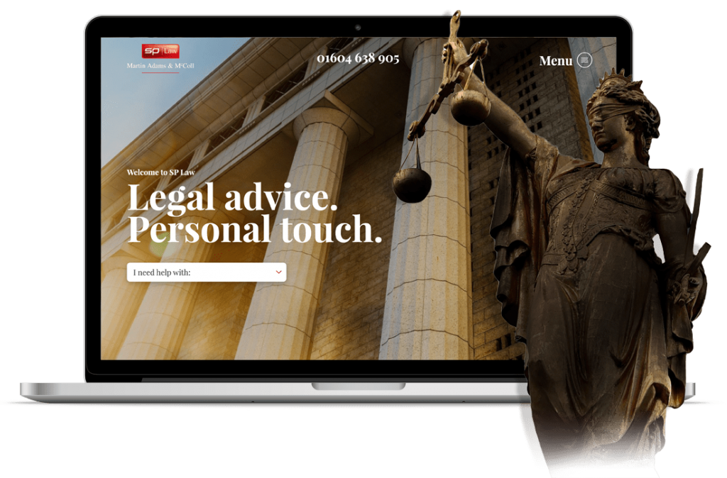 Bespoke Web design for solicitor UK